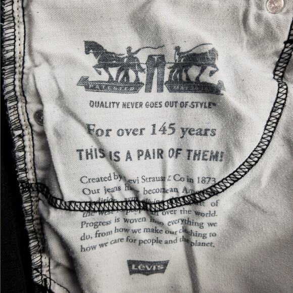 Levi’s 502 Jeans Men’s 38x32 Black Regular Fit Classic Denim Everyday Wear - Picture 3 of 14